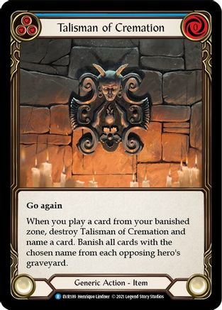 Talisman de crémation (EVR189) - Everfest 1re édition 