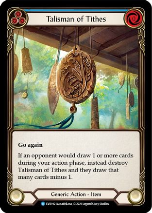Talisman des Dîmes (EVR192) - Everfest 1ère Édition Cold Foil 