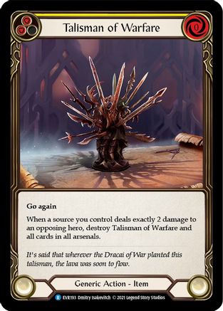 Talisman de guerre (EVR193) - Everfest 1re édition 