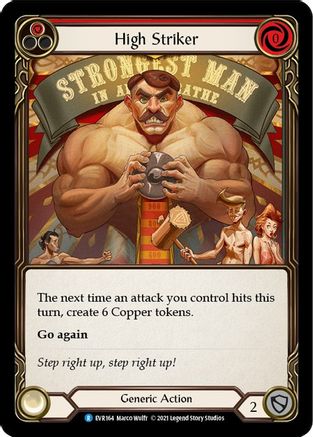 High Striker (Rouge) (EVR164) - Everfest 1ère édition Rainbow Foil 