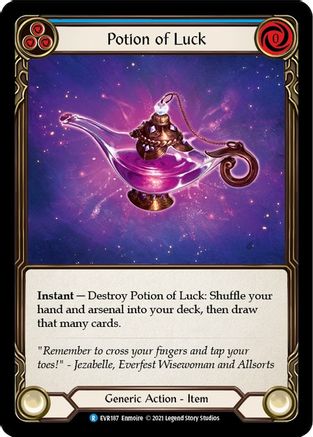 Potion de chance (EVR187) - Everfest 1re édition Cold Foil 