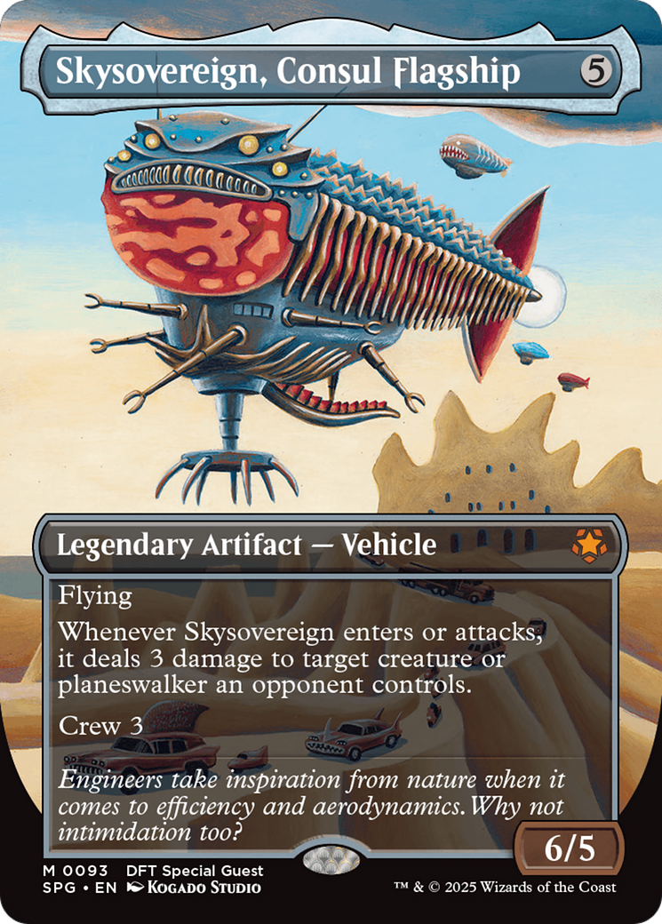 Skysovereign, Consul Flagship (Borderless) (SPG-093) - Special Guests Foil