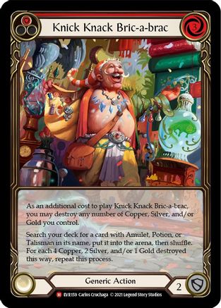 Knick Knack Bric-à-brac (Extended Art) (EVR159) - Everfest 1re édition Rainbow Foil 
