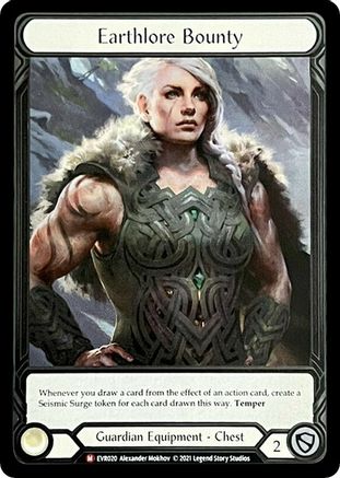 Earthlore Bounty (Extended Art) (EVR020) - Everfest 1re édition Cold Foil 