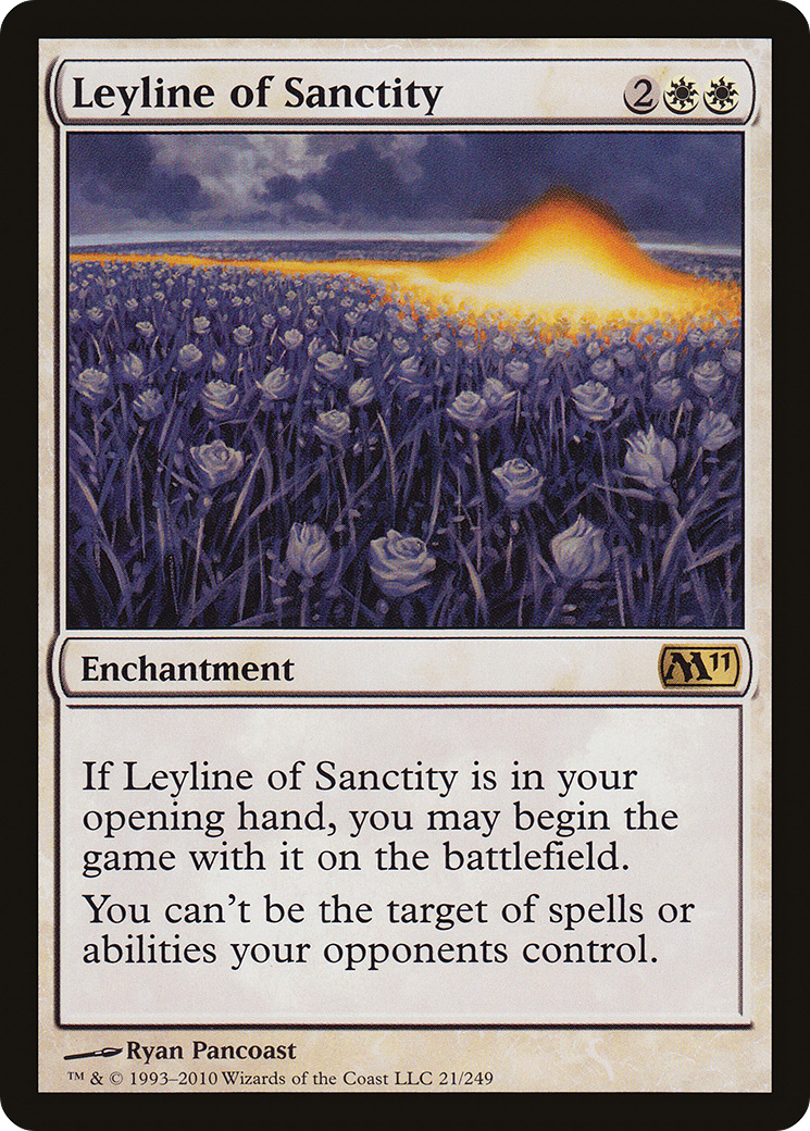 Leyline of Sanctity (M11-021) - Magic 2011 Foil