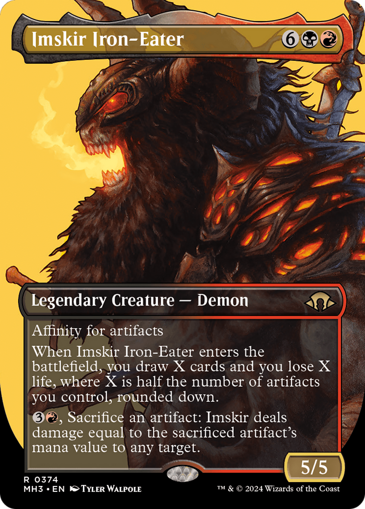 Imskir Iron-Eater (Borderless) (MH3-374) - Modern Horizons 3 (Borderless) Foil