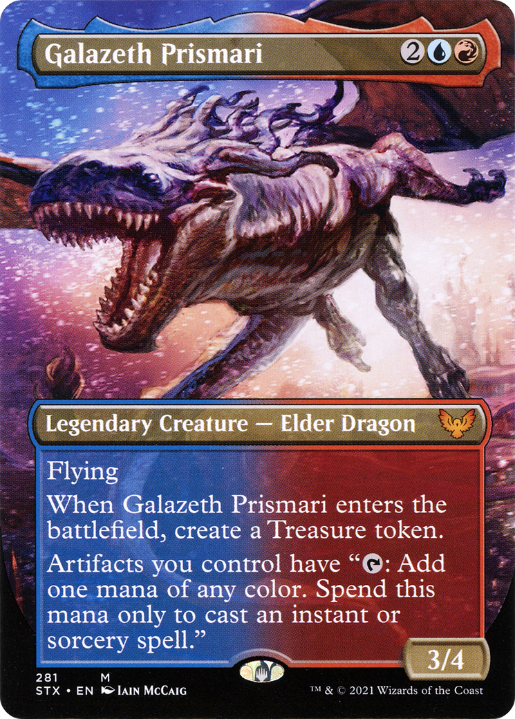 Galazeth Prismari (Borderless) (STX-281) - Strixhaven: School of Mages (Borderless) Foil