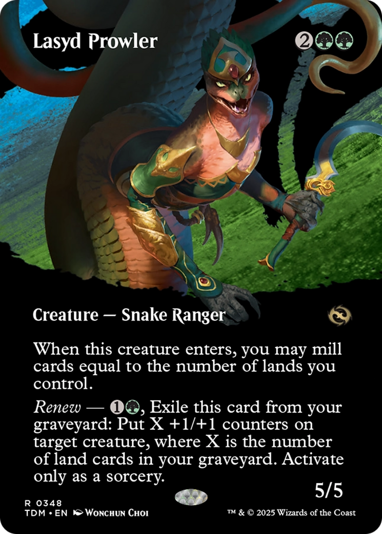 Lasyd Prowler (TDM-348) - Tarkir: Dragonstorm: (Showcase) (Borderless)