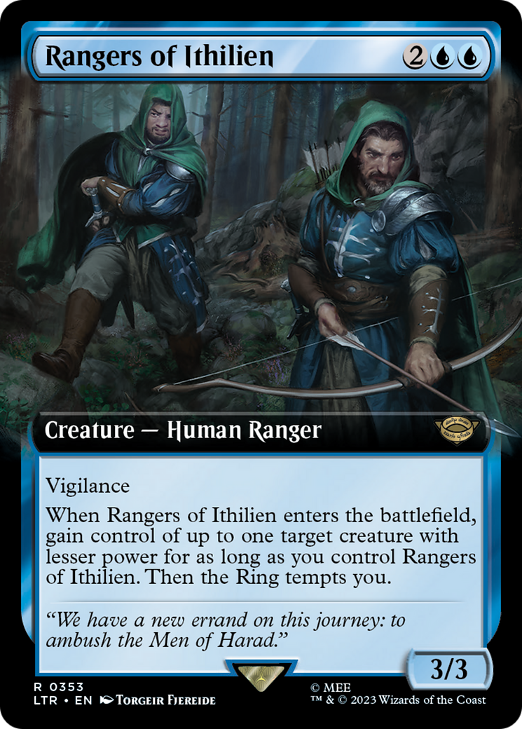 Rangers of Ithilien (Extended Art) (LTR-353) - The Lord of the Rings: Tales of Middle-earth: (Extended Art) Foil