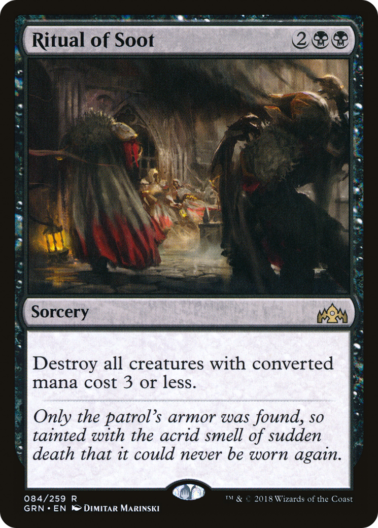 Rituel de suie (GRN-084) - Guildes de Ravnica Foil 