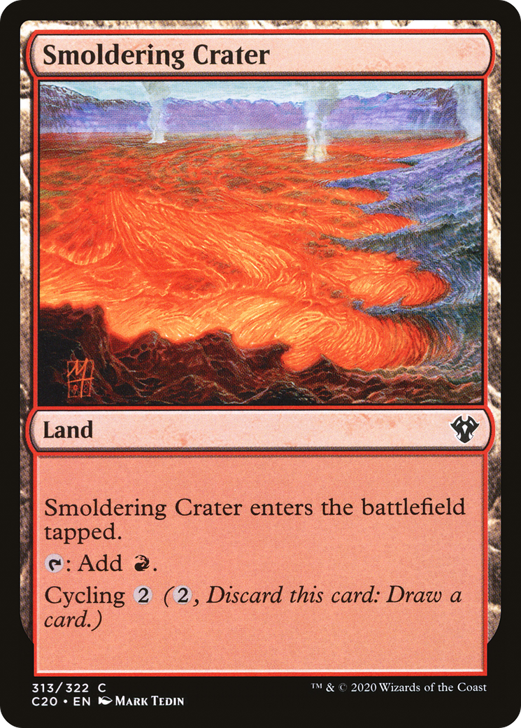 Smoldering Crater (C20-313) - Commander 2020
