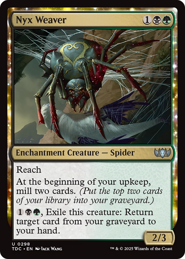 Nyx Weaver (TDC-298) - Commandant : Tarkir : Tempête de dragons 