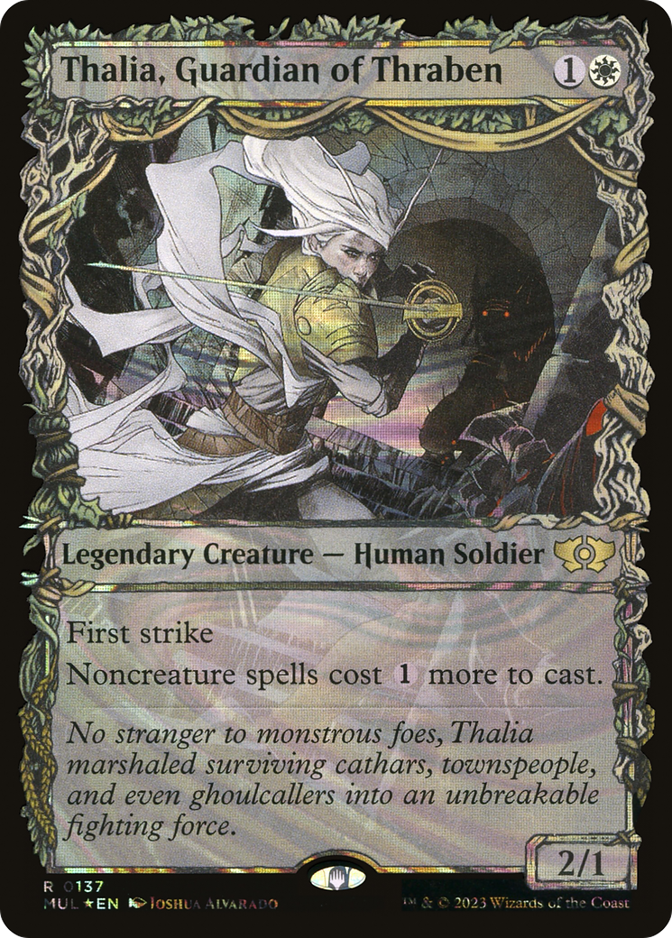 Thalia, gardienne de Thraben (MUL-137) - Multiverse Legends : (Showcase) Foil 