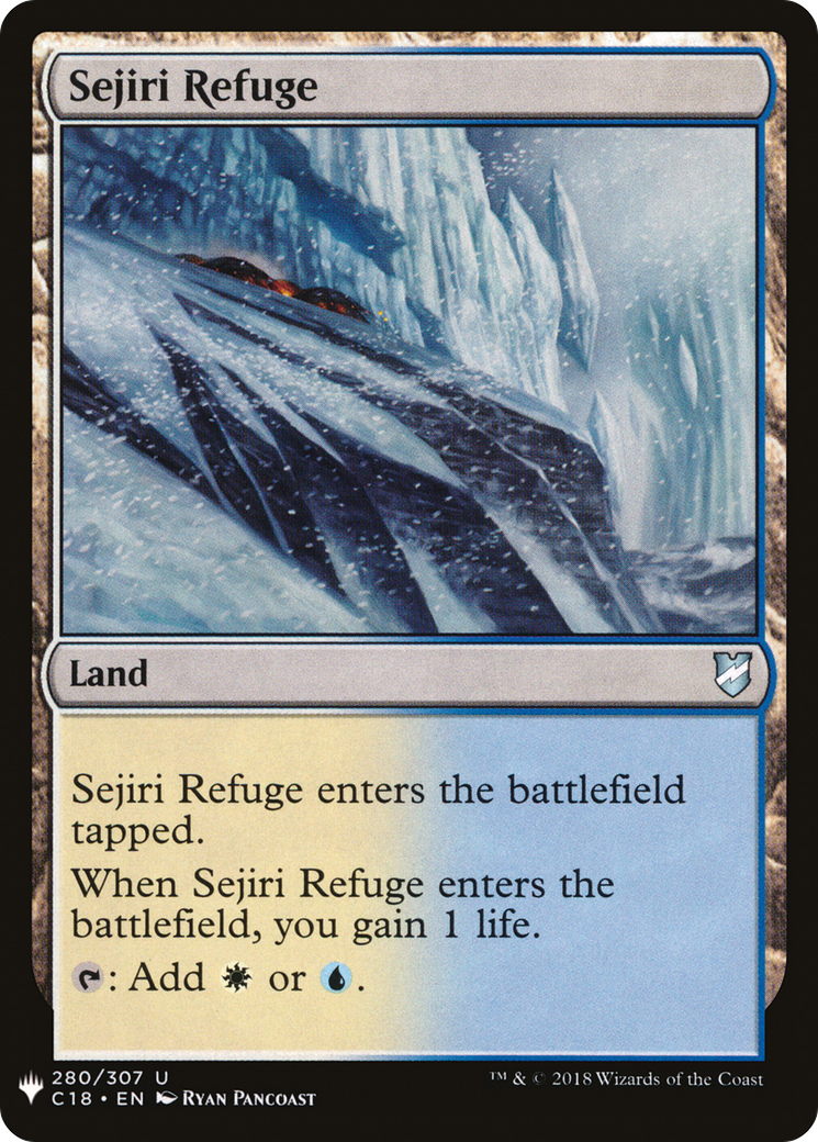 Refuge Sejiri (PLST-C18-280) – La liste 