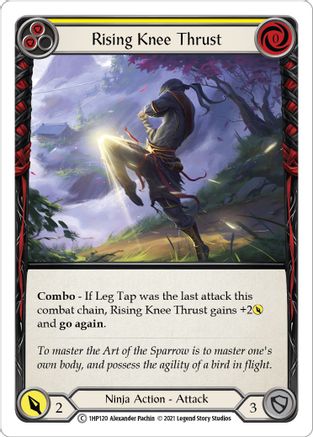 Coup de genou ascendant (jaune) (1HP120) - Pack historique Vol. 1 