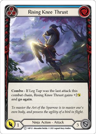 Poussée de genou ascendante (bleu) (1HP121) - Pack historique Vol. 1 