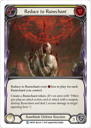 Réduire en Runechant (Jaune) (1HP274) - Pack Historique Vol.1 