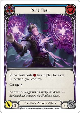 Rune Flash (Bleu) (1HP290) - Pack Historique Vol.1 