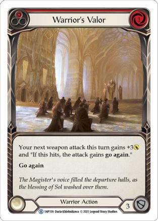 Valeur du guerrier (rouge) (1HP159) - Pack historique Vol. 1 