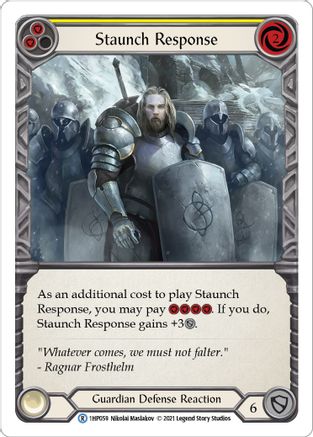 Réponse ferme (jaune) (1HP059) - Pack historique Vol. 1 