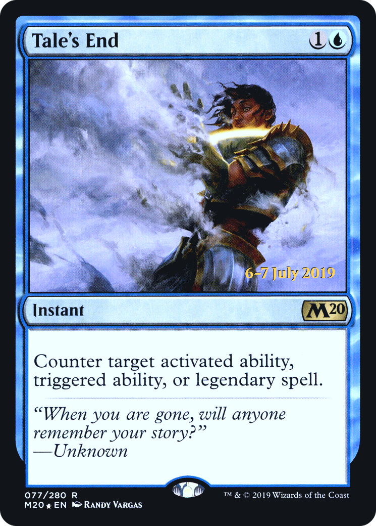 Tale's End (PRE-77S) - Core Set 2020 Promos Foil