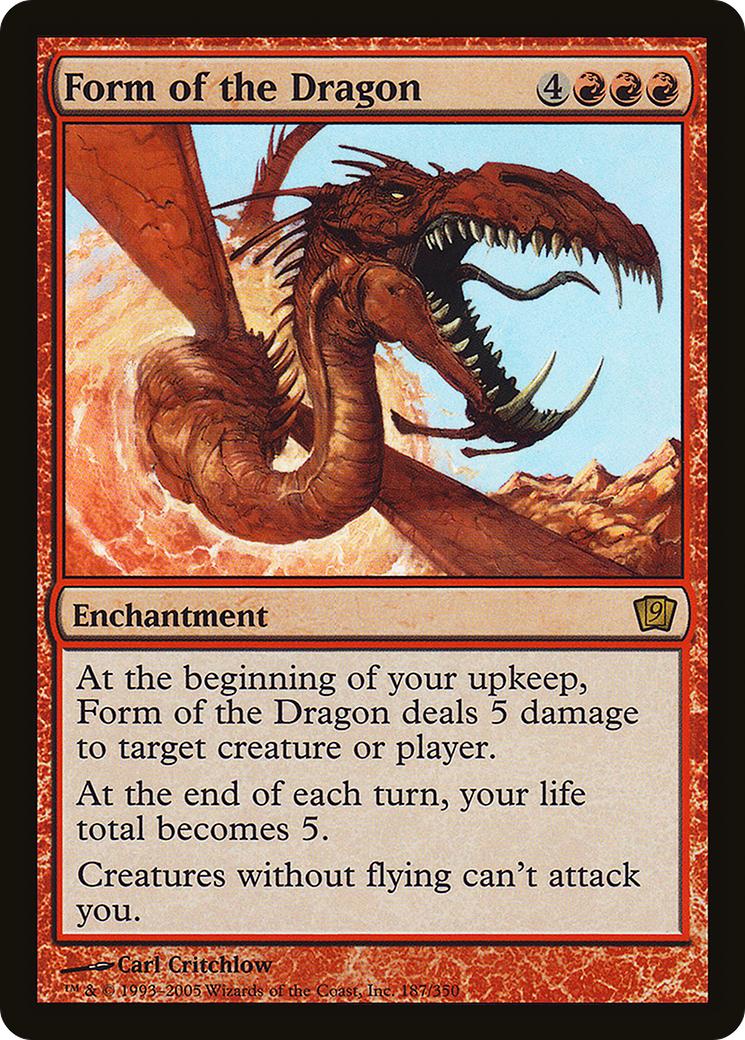 Form of the Dragon (9ED-187★) - Ninth Edition Foil