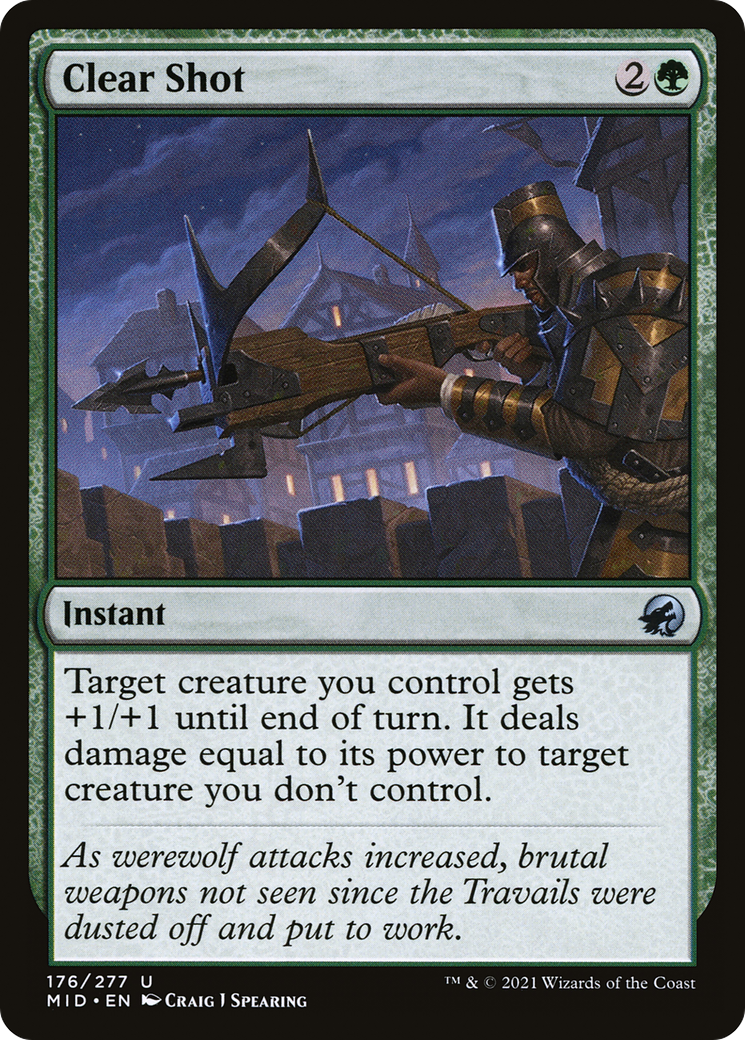 Clear Shot (MID-176) - Innistrad : Chasse de minuit (Foil)