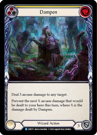 Dampen (jaune) (UPR171) - Feuille arc-en-ciel Uprising 