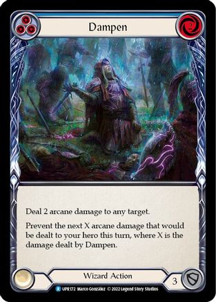Dampen (bleu) (UPR172) - Feuille arc-en-ciel Uprising 