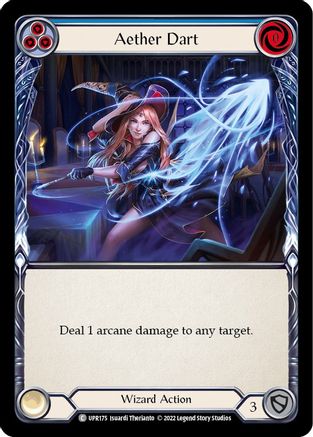 Aether Dart (bleu) (UPR175) - Feuille arc-en-ciel montante 