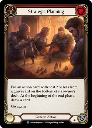 Planification stratégique (rouge) (UPR200) ​​- Feuille arc-en-ciel Uprising 