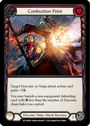 Point de combustion (UPR050) - Feuille arc-en-ciel montante 