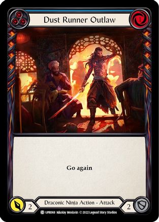 Dust Runner Outlaw (Bleu) (UPR068) - Uprising Rainbow Foil 