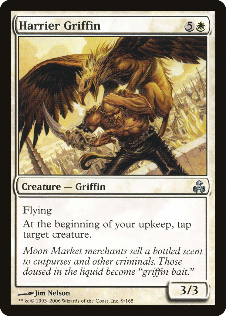 Harrier Griffin (GPT-009) - Feuille du Pacte des Guildes 