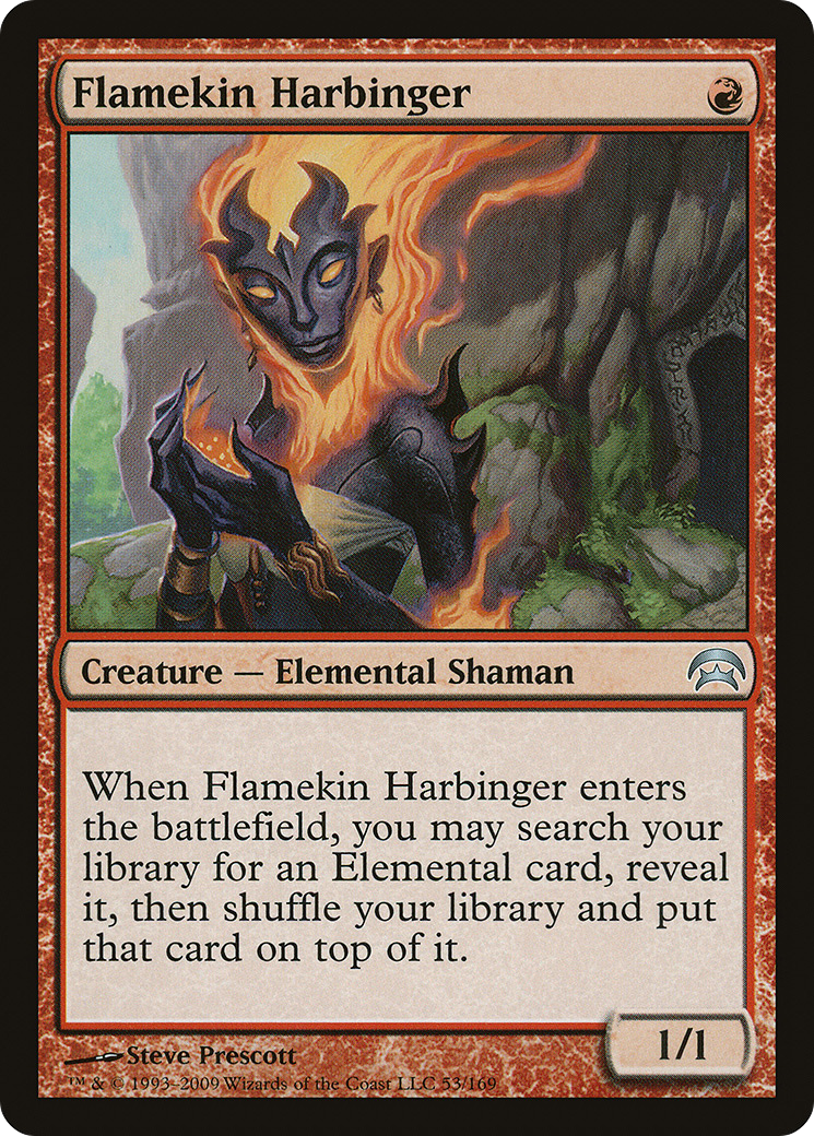 Flamekin Harbinger (HOP-053) - Planechase 
