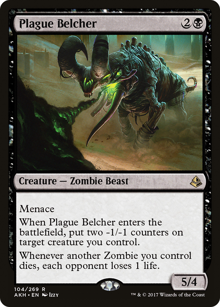 Plague Belcher (AKH-104) - Feuille d'Amonkhet 