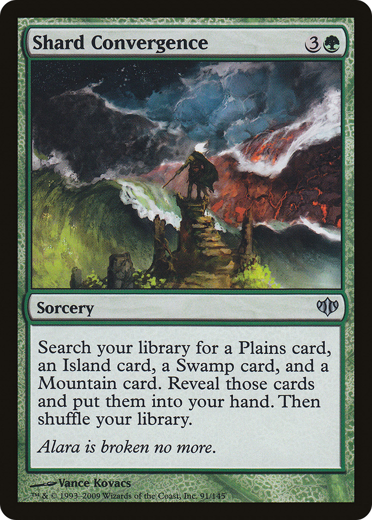 Convergence des éclats (CON-091) - Conflux Foil 