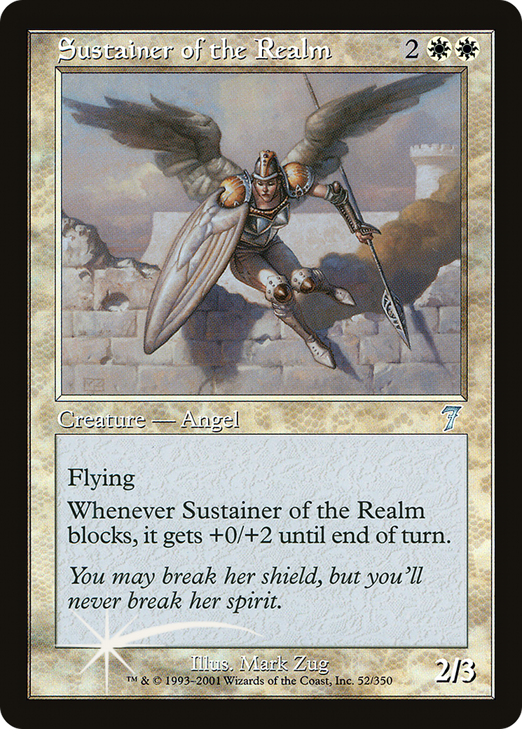 Sustainer of the Realm (7ED-52★) - Seventh Edition Foil