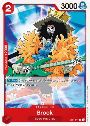 Brook (ST01-011) - Deck de démarrage 1 : L'équipage du Chapeau de paille 