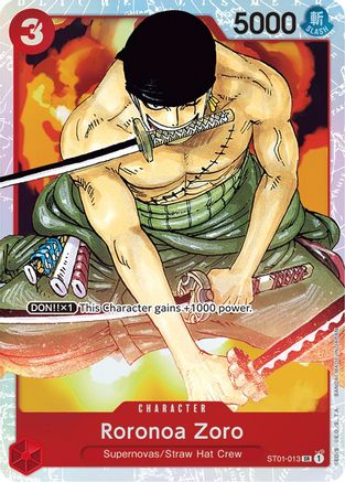 Roronoa Zoro (ST01-013) - Deck de démarrage 1 : Équipage du Chapeau de Paille 