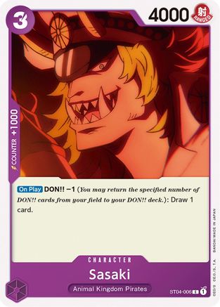 Sasaki (ST04-006) - Deck de démarrage 4 : Pirates du Royaume Animal 
