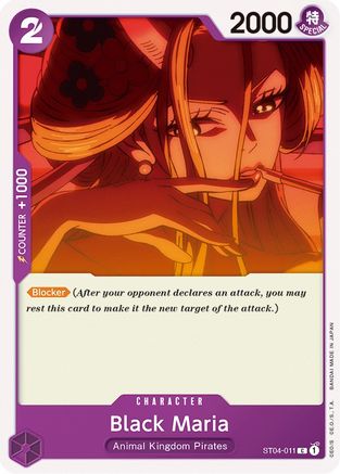 Black Maria (ST04-011) - Deck de démarrage 4 : Pirates du Royaume Animal 