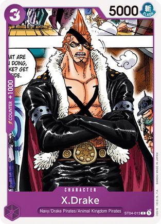 X.Drake (ST04-013) - Deck de démarrage 4 : Pirates du Royaume Animal 