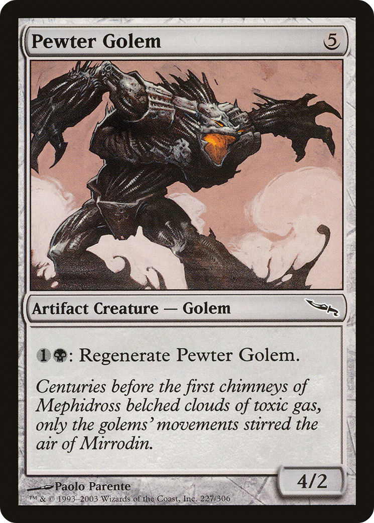 Golem en étain (MRD-227) - Mirrodin Foil 