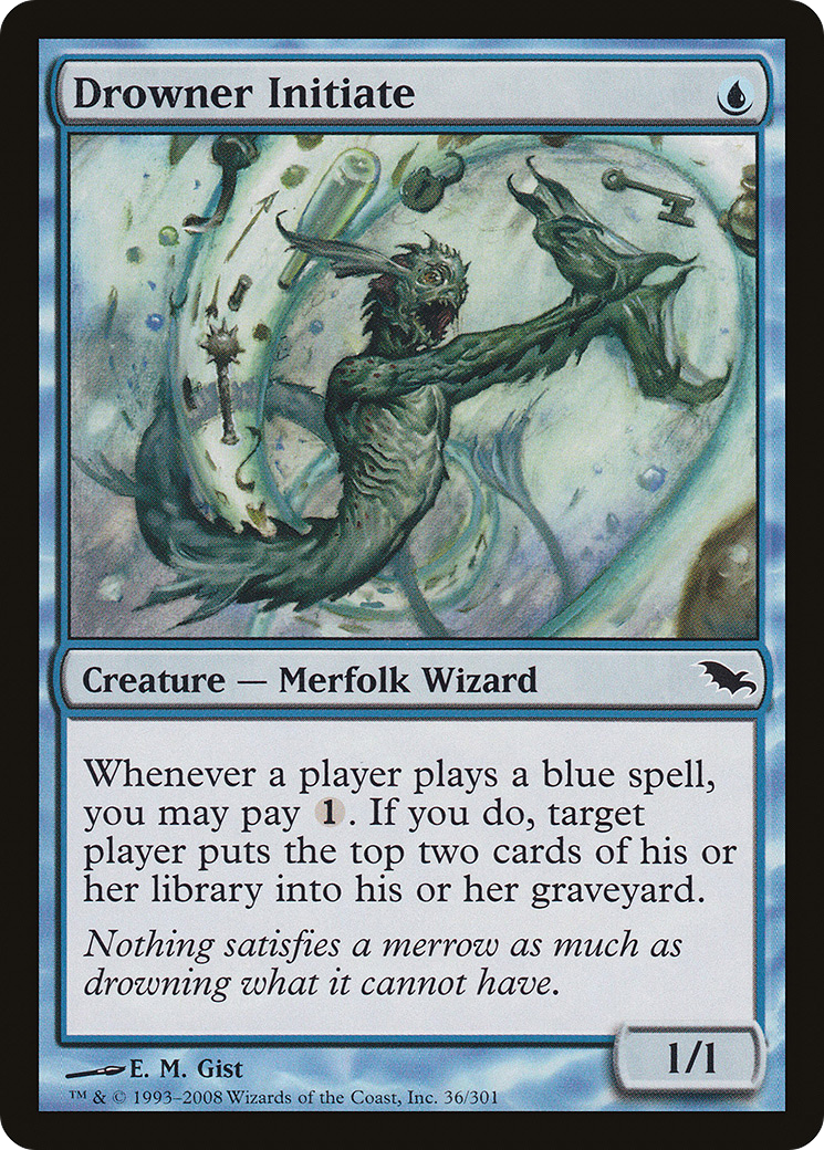 Initié Noyeur (SHM-036) - Shadowmoor Foil 