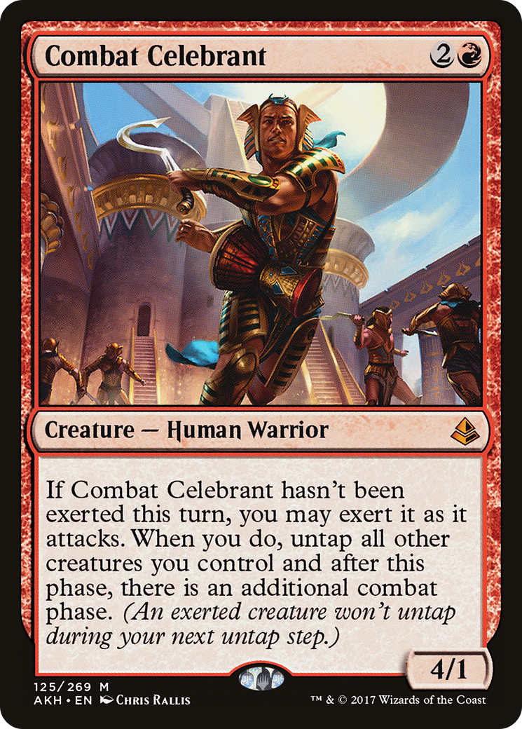 Célébrant de combat (AKH-125) - Feuille d'Amonkhet 