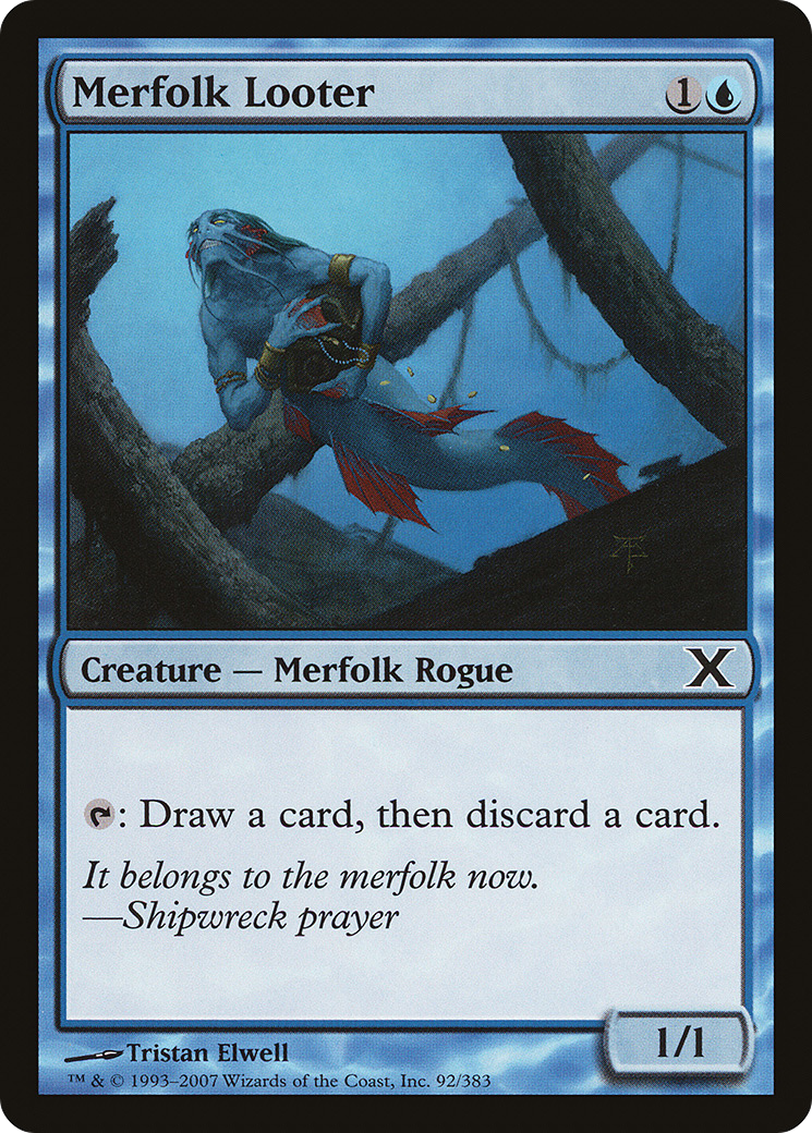 Merfolk Looter (10E-092) - Dixième édition 