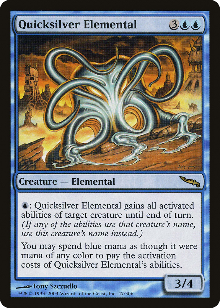 Élémentaire Vif-Argent (MRD-047) - Mirrodin Foil 