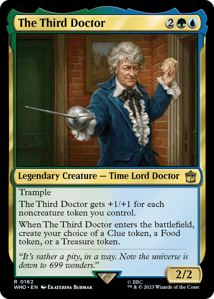The Third Doctor (WHO-162) - Doctor Who Foil