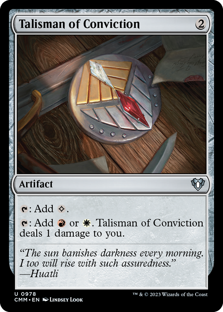 Talisman de conviction (CMM-978) - Commander Masters 